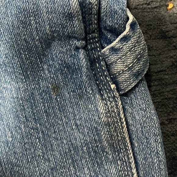 OshKosh B'gosh Classic Blue Overalls Size 24 months Vintage 100% Cotton - Picture 5 of 5